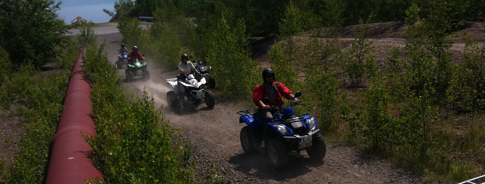 quad tour leipzig hainer see