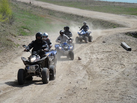 quad tour leipzig hainer see