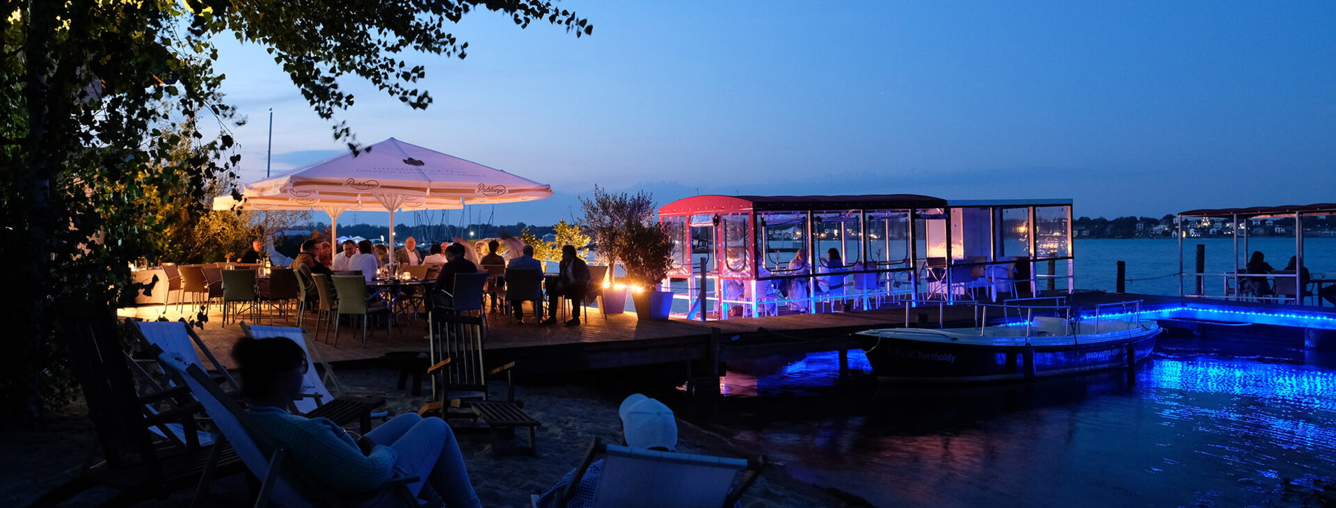 Hainer Seeterrasse Auf der Hainer Seeterrasse findet eine Veranstaltung statt.